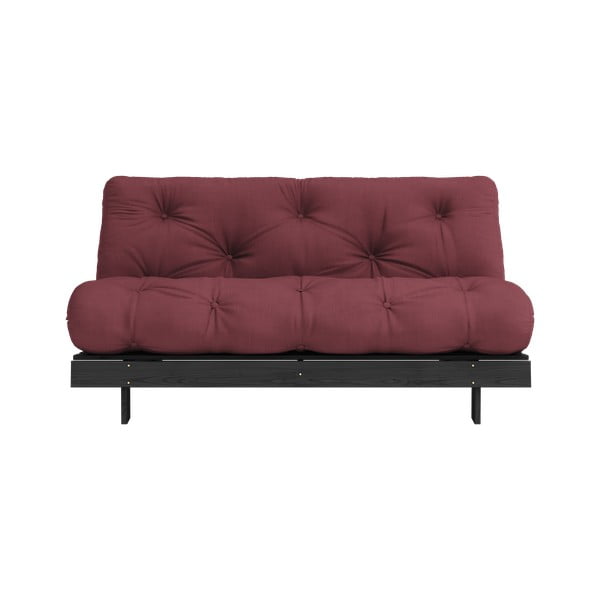 Sulankstoma sofa bordo spalvos 160 cm Roots Black Night – Karup Design-image-3