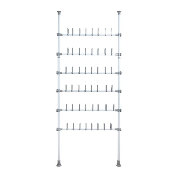 Iš metalo teleskopinė batų lentyna baltos spalvos Herkules – Wenko-image-1