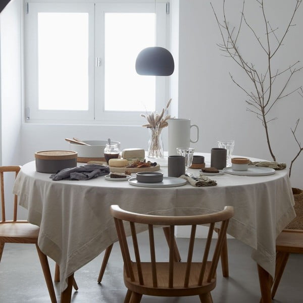 Serviravimo dubuo iš akmens masės rudos spalvos Redonda – Costa Nova-image-1