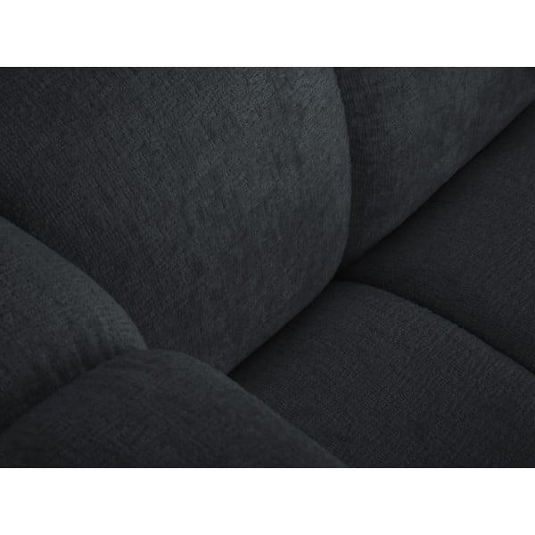 Sofa juodos spalvos 228 cm Lupine – Micadoni Home-image-1