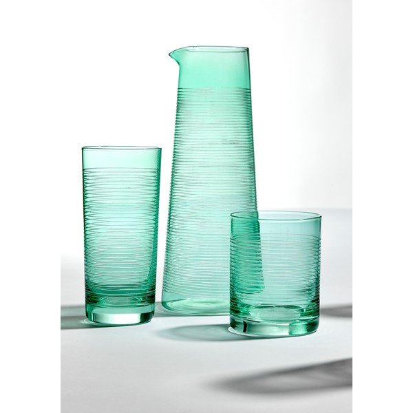 Žalias stiklinis 1,2 l talpos indas Linear - Ladelle-image-1