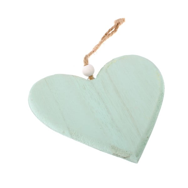Šviesiai žalia medinė pakabinama dekoracija Dakls So Cute Heart