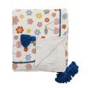Iš perdirbtos medvilnės vaikiškas pledas 130x160 cm Cherry – Bloomingville Mini