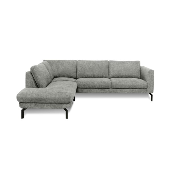 Kampinė sofa šviesiai pilkos spalvos (su kairiuoju kampu) Gomero – Scandic