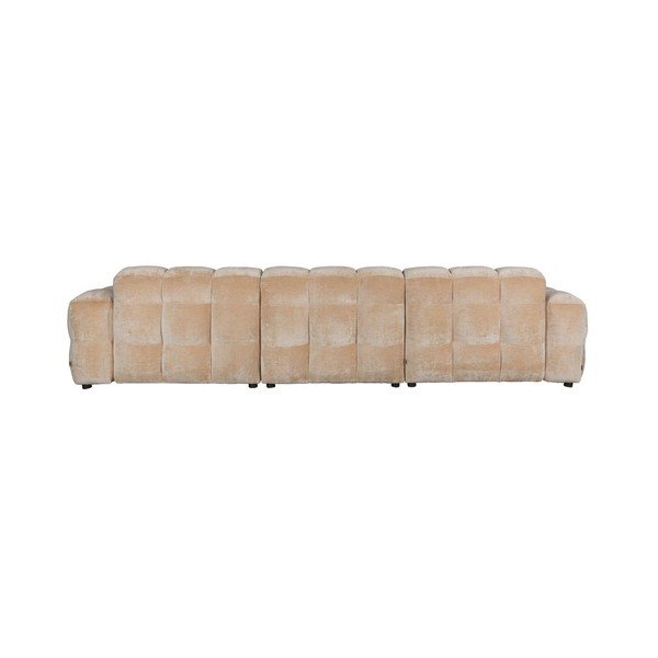 Smėlio spalvos sofa iš velveto 364 cm Hackman – Dutchbone-image-3