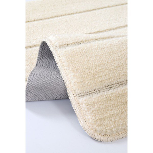 Kreminės spalvos vonios kilimėliai 2 vnt. 50x80 cm Yeni Cizgli – Foutastic-image-3
