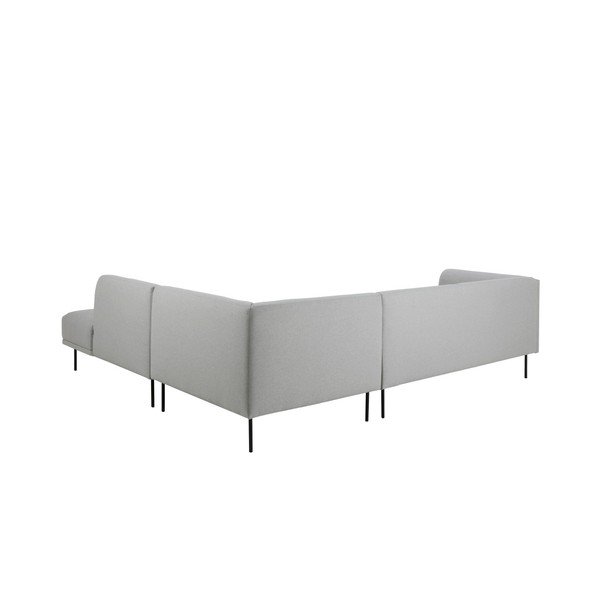 Šviesiai pilka "Actona Nevada" kampinė sofa, dešinysis kampas-image-2