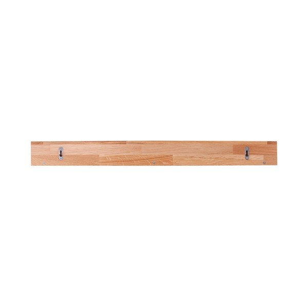 Iš ąžuolo masyvo sieninė lentyna natūralios spalvos paveikslėliams 80 cm Kalle – Interia Home & Living-image-3