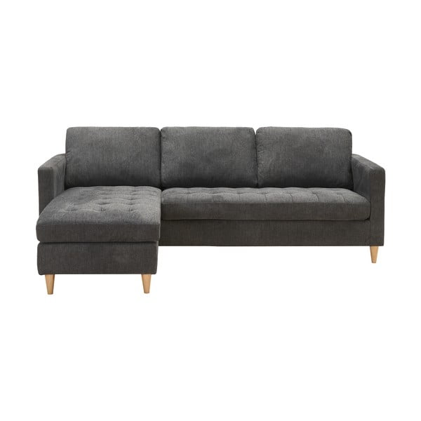 Kampinė sofa tamsiai pilkos spalvos Firenze – House Nordic-image-2