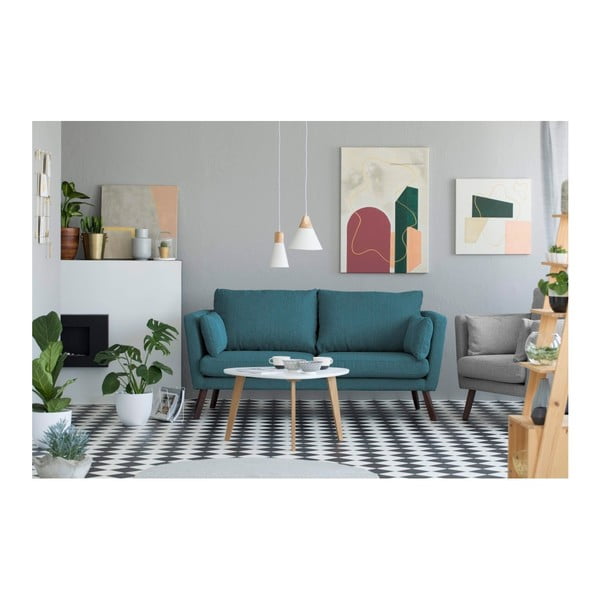 Turkio spalvos 3 vietų sofa Mazzini Sofos Elena-image-3