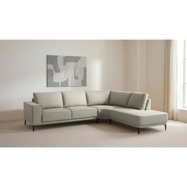 Kampinė sofa šviesiai pilkos spalvos (su dešiniuoju kampu) Copenhagen – Scandic-image-4