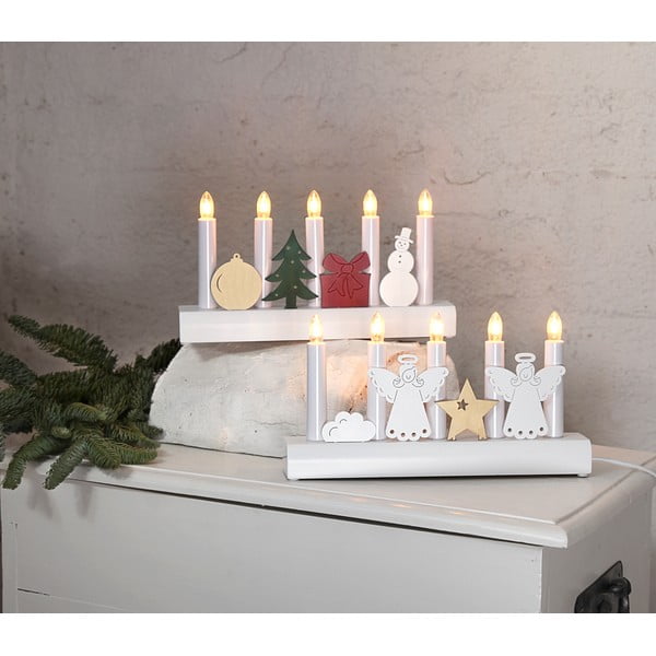 Šviečianti Kalėdų dekoracija baltos spalvos Julia – Star Trading-image-3