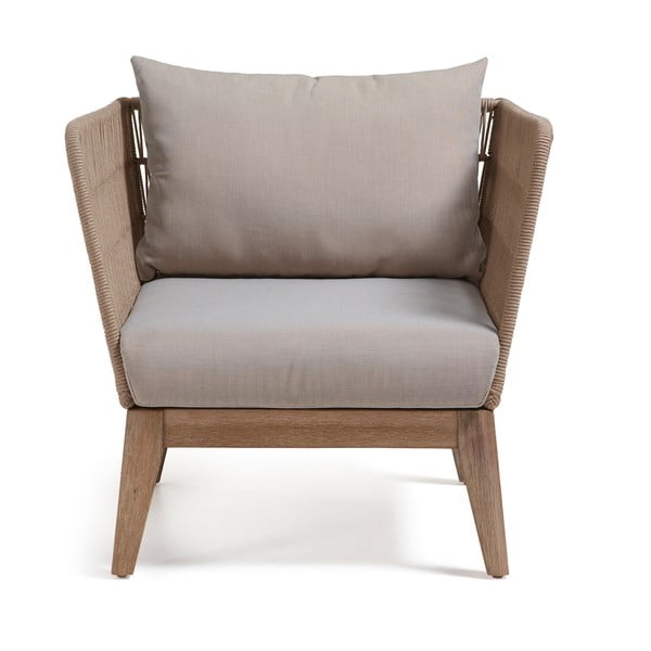 Smėlio spalvos krėslas Kave Home Bellano-image-2