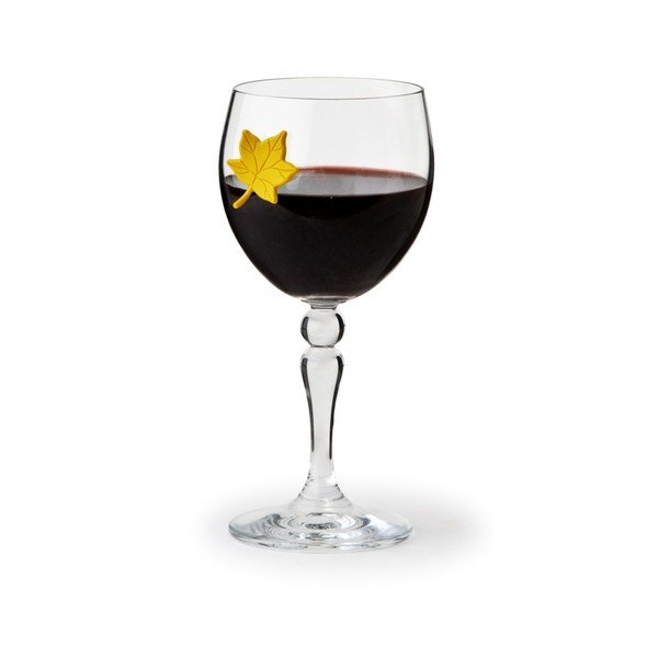6 "Qualy&CO Leaf My Glass" stiklo skirtukų rinkinys-image-2