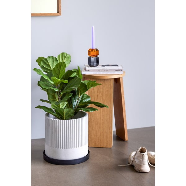 Taburetė natūralios spalvos iš ąžuolo Split – Hübsch-image-2