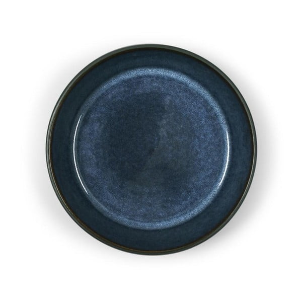Juodos spalvos/mėlynos spalvos iš akmens masės mažas dubuo Gastro Dark Blue/Black – Bitz-image-1