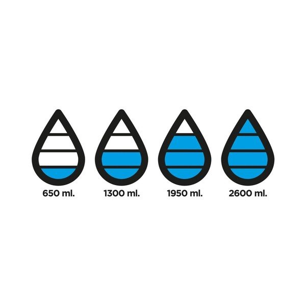Juodas kelioninis buteliukas XD Design Aqualicious, 600 ml-image-2