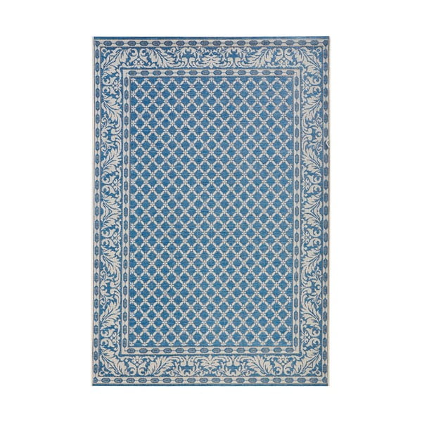 Mėlynos ir kreminės spalvos lauko kilimas NORTHRUGS Royal, 115 x 165 cm
