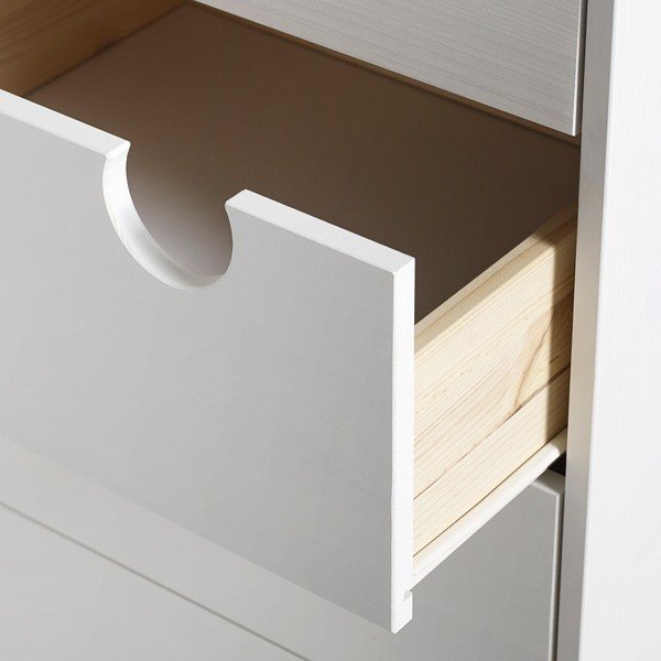 Komoda su keturiais stalčiais Karup Design House Natural/White-image-1