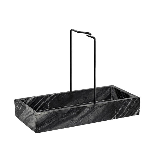 Iš akmens valymo priemonių organizatorius prie kriauklės tamsiai pilkos spalvos Marble – Mette Ditmer Denmark