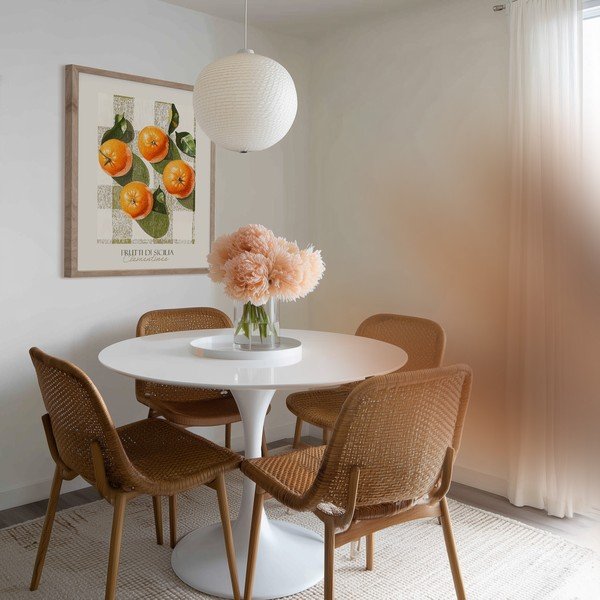 Spausdintas paveikslas su rėmeliu 40x50 cm Mandarines  – Styler-image-1