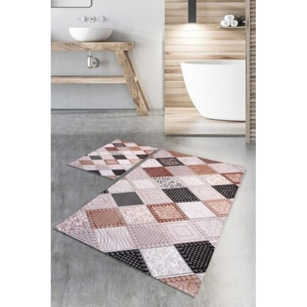 Vonios kilimėliai 2 vnt. 60x100 cm – Mila Home-image-1