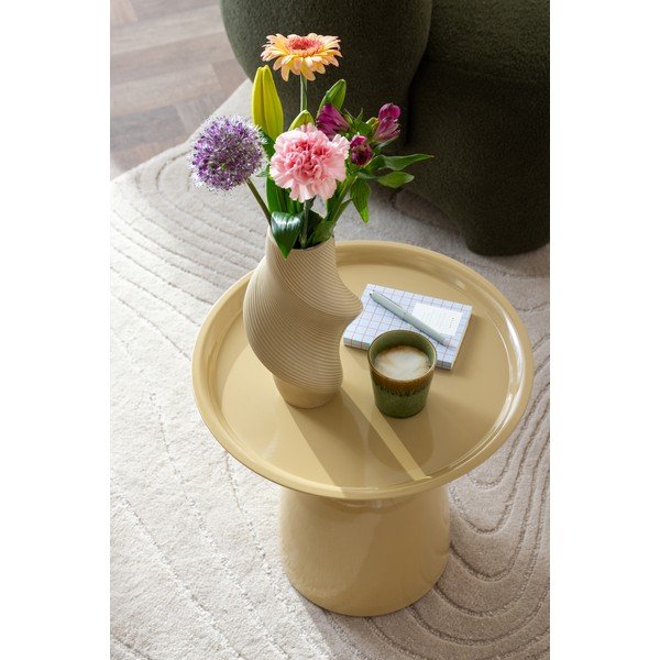 Iš metalo apvalios formos šoninis stalas ø 44 cm Paris – Leitmotiv-image-1