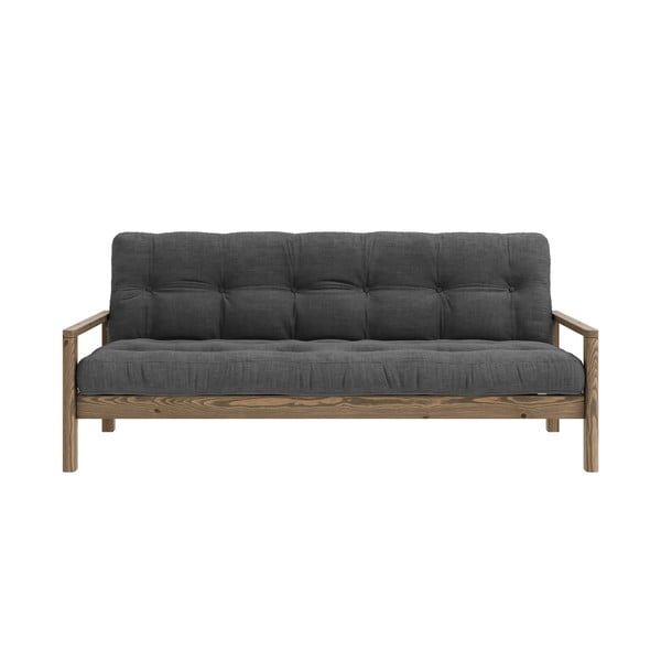 Sulankstoma sofa juodos spalvos/antracito spalvos 205 cm Knob – Karup Design