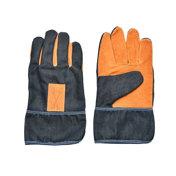 Mėlynos ir oranžinės sodo pirštinės Esschert Design Denim-image-3