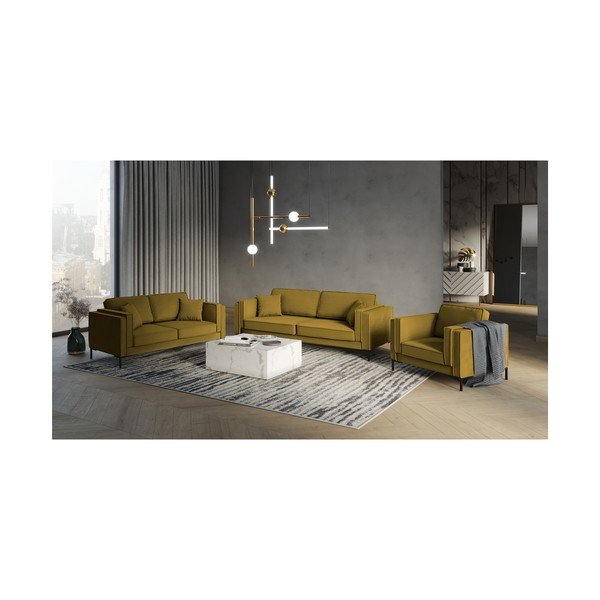 Geltona sofa Milo Casa Attilio, 160 cm-image-3