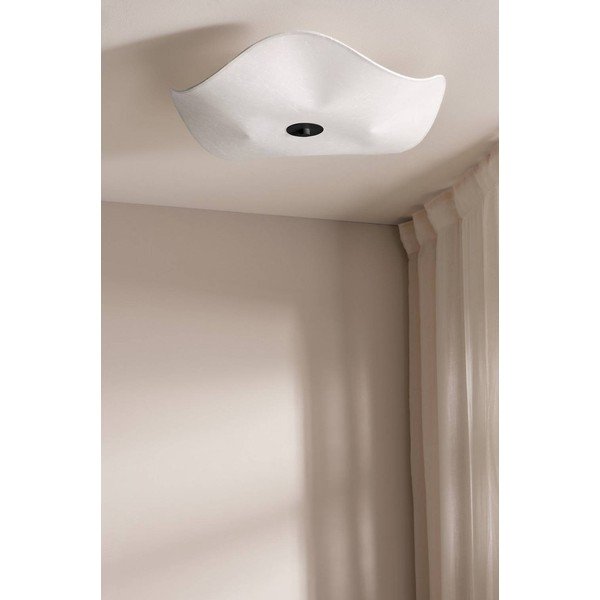 Baltos spalvos iš popieriaus lubinis šviestuvas ø 60 cm Monshi – Jotex-image-1