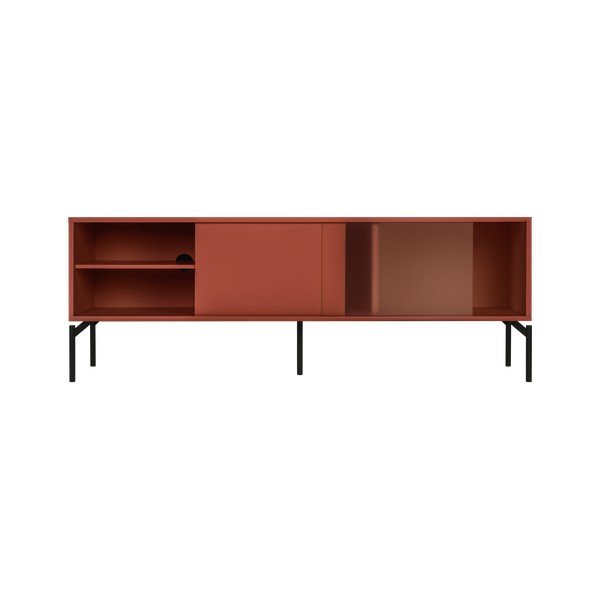 Terakotos spalvos TV spintelė 160x60x42 cm Met – noo.ma-image-3