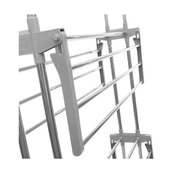 Pilka sulankstoma drabužių džiovykla ant ratukų InnovaGoods-image-3