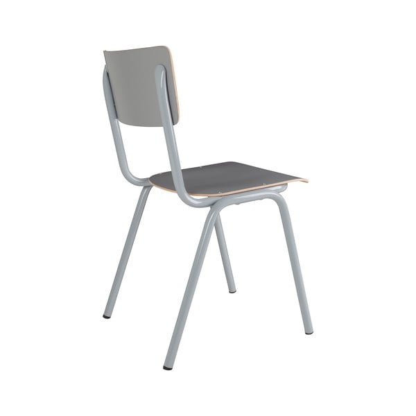 4 pilkų kėdžių rinkinys Zuiver Back to School-image-3