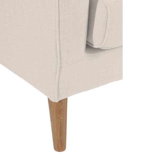 Kreminės spalvos krėslas Max Winzer Miriam Linen-image-3