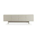 Kreminės spalvos TV spintelė 180x55x40 cm Solei – MOME