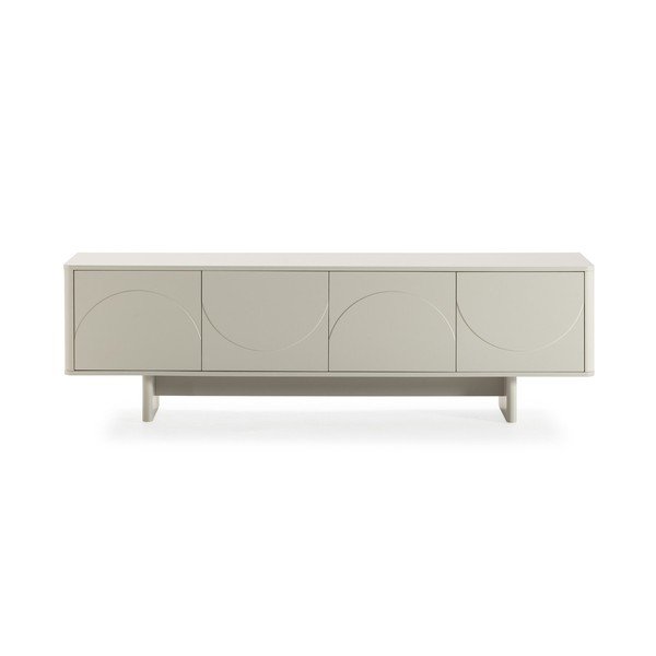 Kreminės spalvos TV spintelė 180x55x40 cm Solei – MOME