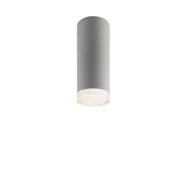 Pilkas lubinis šviestuvas su stikliniu gaubtu - LAMKUR