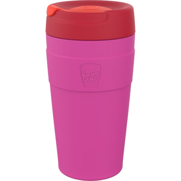 Rožinis termo puodelis 454 ml Afterglow - KeepCup