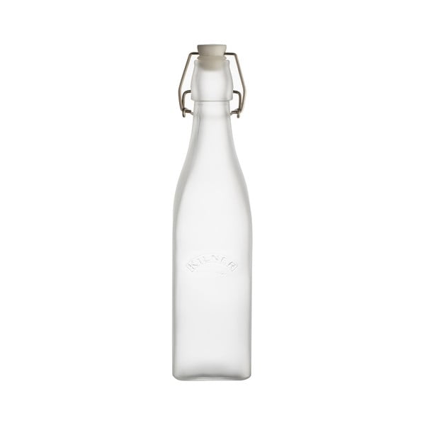"Kilner" baltas pieno butelis su spaustuku, 0,55 l