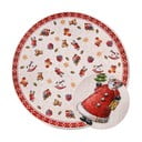 Apvalios formos kilimas raudonos spalvos su Kalėdų motyvu ø 150 cm Red Christmas – Villeroy&Boch
