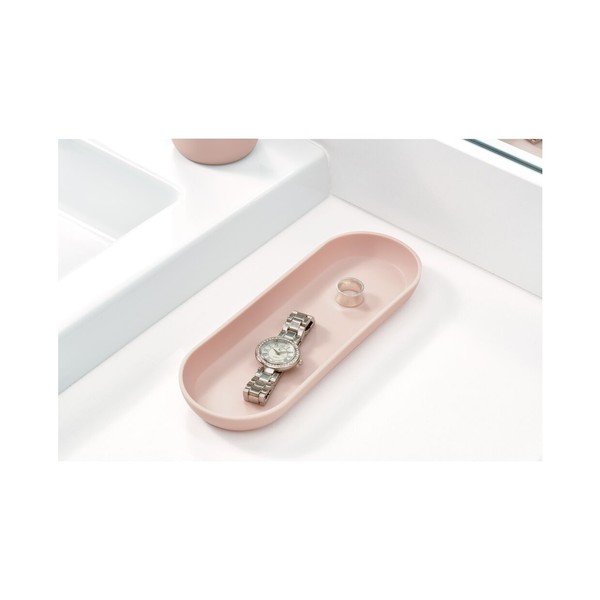 Rožinis papuošalų padėklas iDesign Cade-image-1