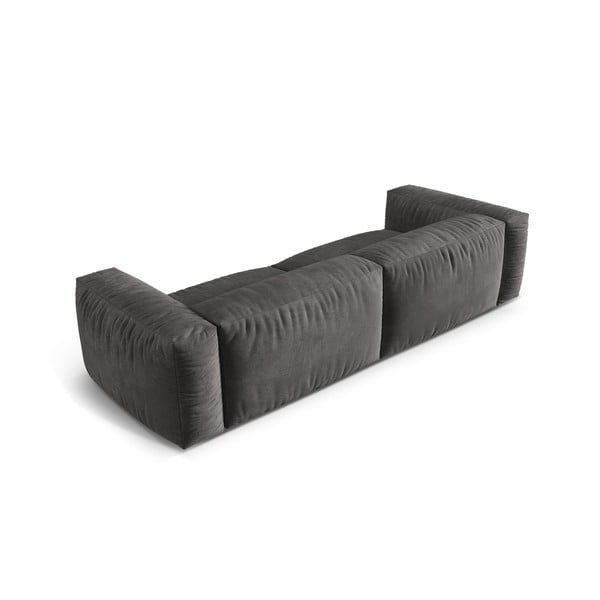 Pilkos spalvos iš velveto sofa 320 cm Martina – Micadoni -image-3
