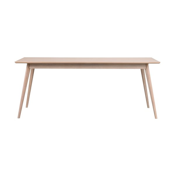 Ištraukiamas valgomojo stalas su ąžuolo medienos stalviršiu 190x90 cm Yumi - Rowico