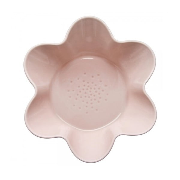 Rožinis porcelianinis dubuo "Sagaform Flower", Ø 25 cm