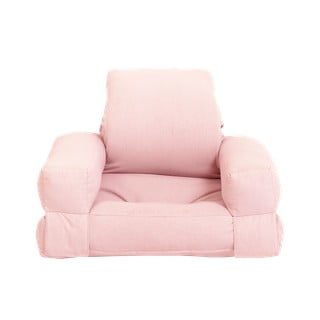 Rožinė vaikiška sofa-kėdė Karup Design Mini Hippo