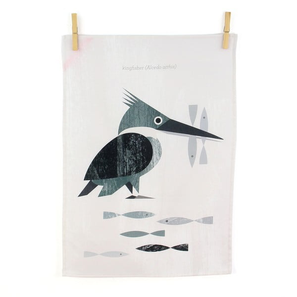 2 medvilninių virtuvinių rankšluosčių rinkinys Happy Friday Basic Kingfisher, 70 x 50 cm-image-2