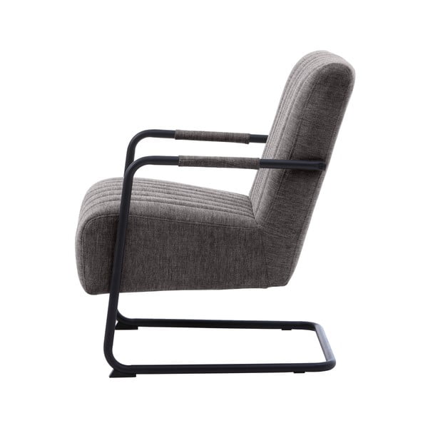 Krėslas tamsiai pilkos spalvos Trout – Unique Furniture-image-3