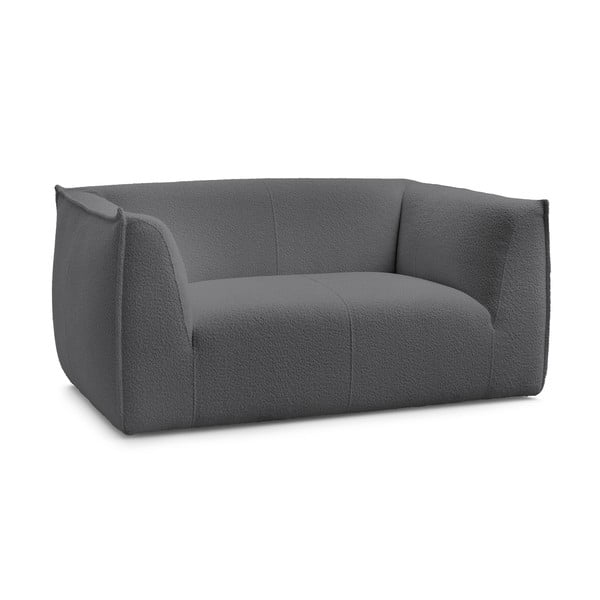Tamsiai pilkos spalvos iš boucle sofa 170 cm Giorgia – Bobochic Paris-image-3