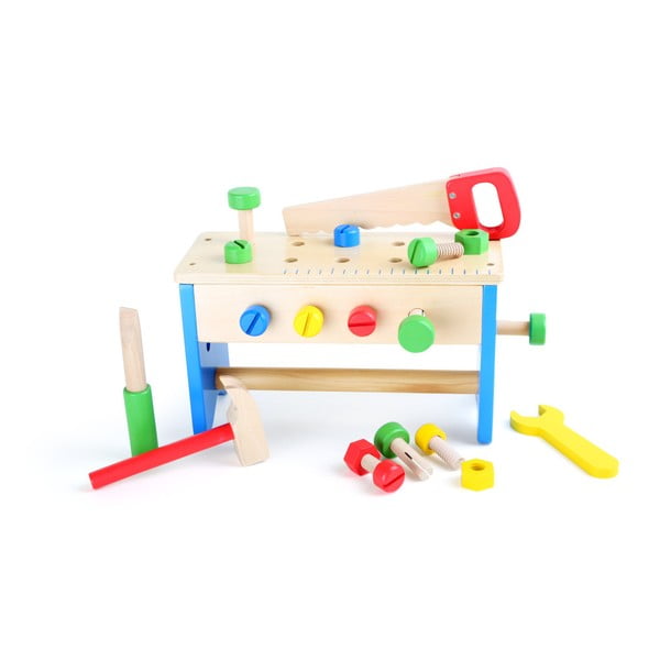 Legler Toolbox medinis žaislinis įrankių rinkinys